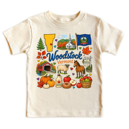Woodstock Vermont Kids T-Shirt