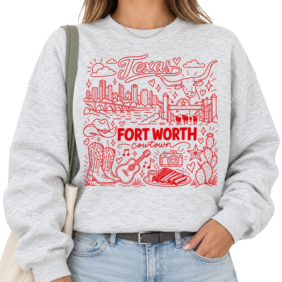 Fort Worth Illustration T-Shirt