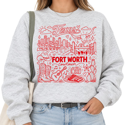Fort Worth Illustration T-Shirt