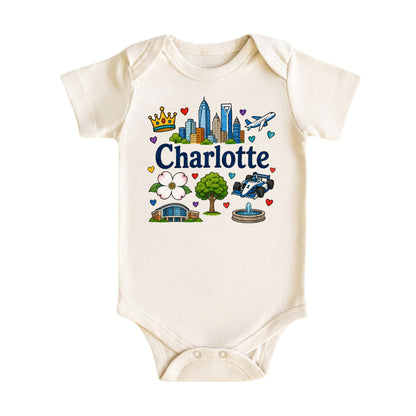 Charlotte Baby Bodysuit for Boys Girls