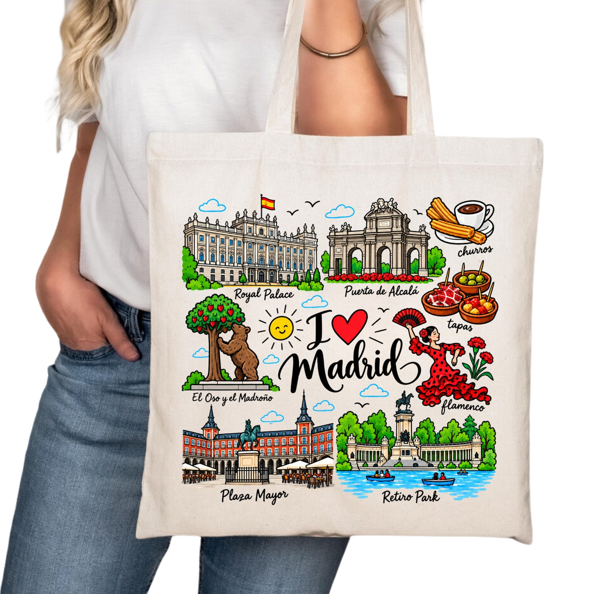 Madrid Tote Bag