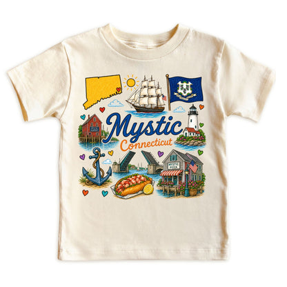 Mystic Connecticut Baby Bodysuit for Boys Girls
