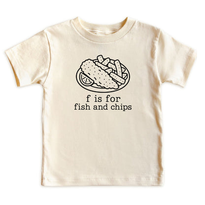 F Is for Fish and Chips Baby Bodysuit
