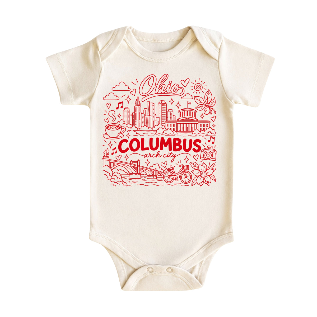 Columbus Illustration T-Shirt