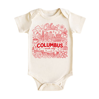 Columbus Illustration T-Shirt