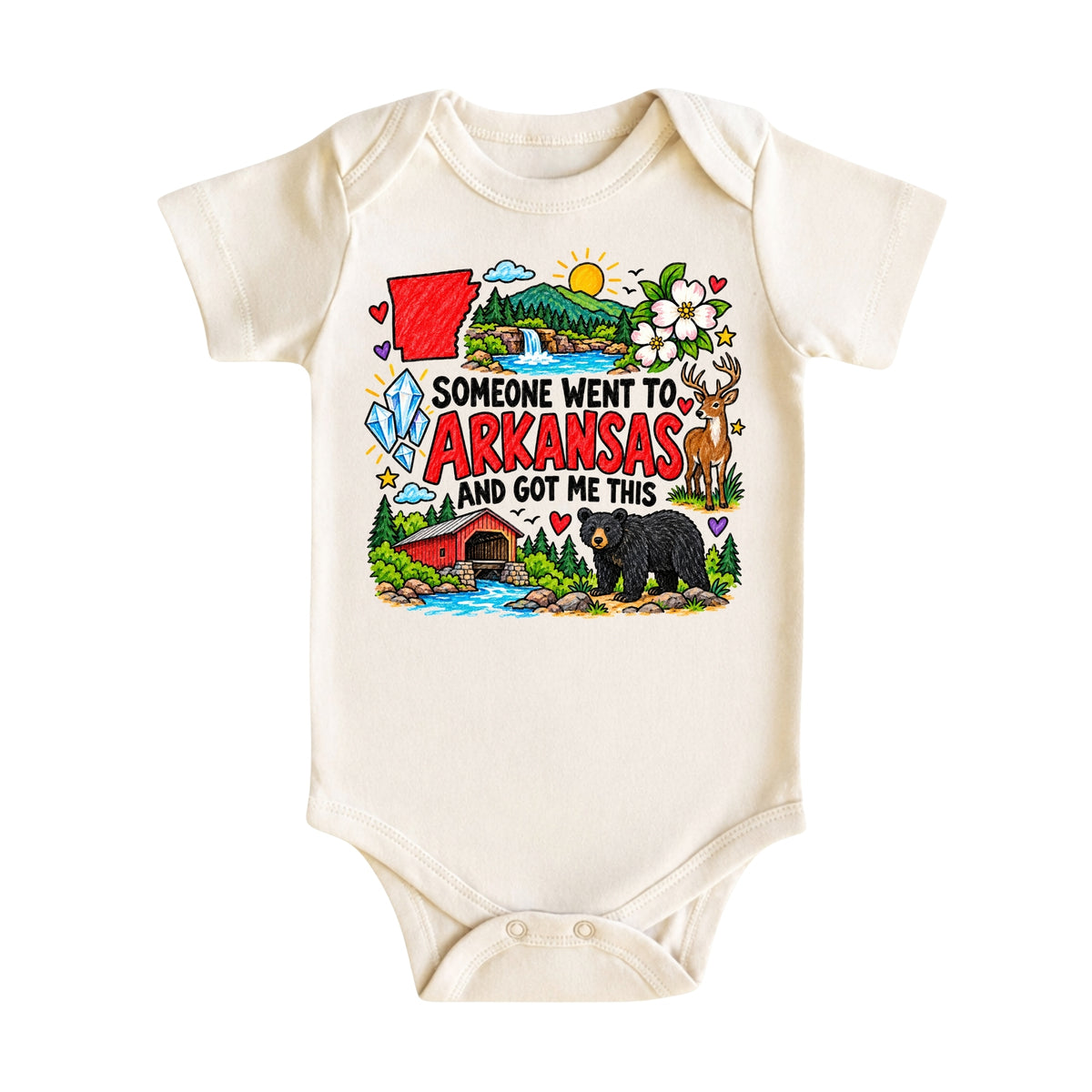 Arkansas Kids Souvenir Tee