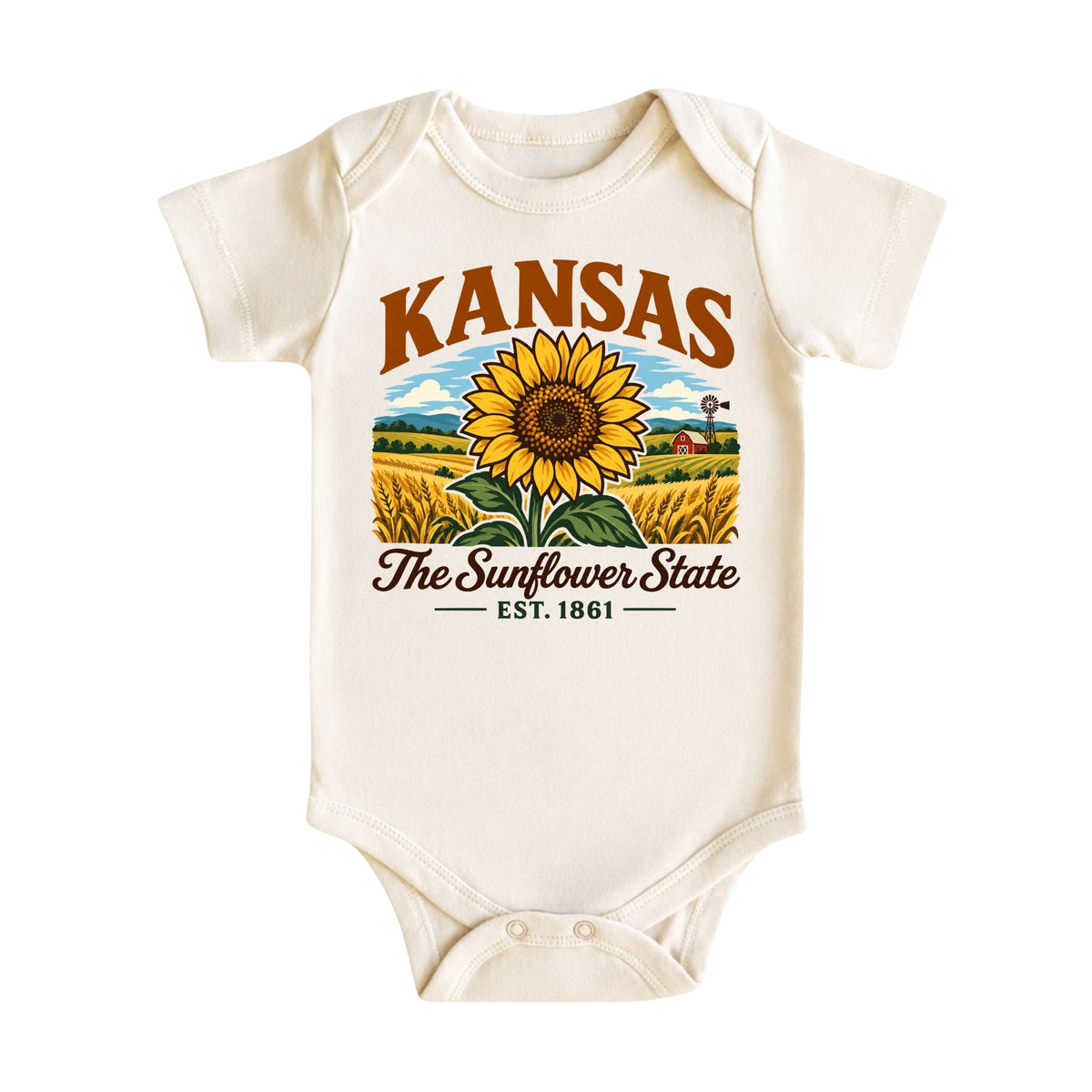 Kansas Baby Bodysuit