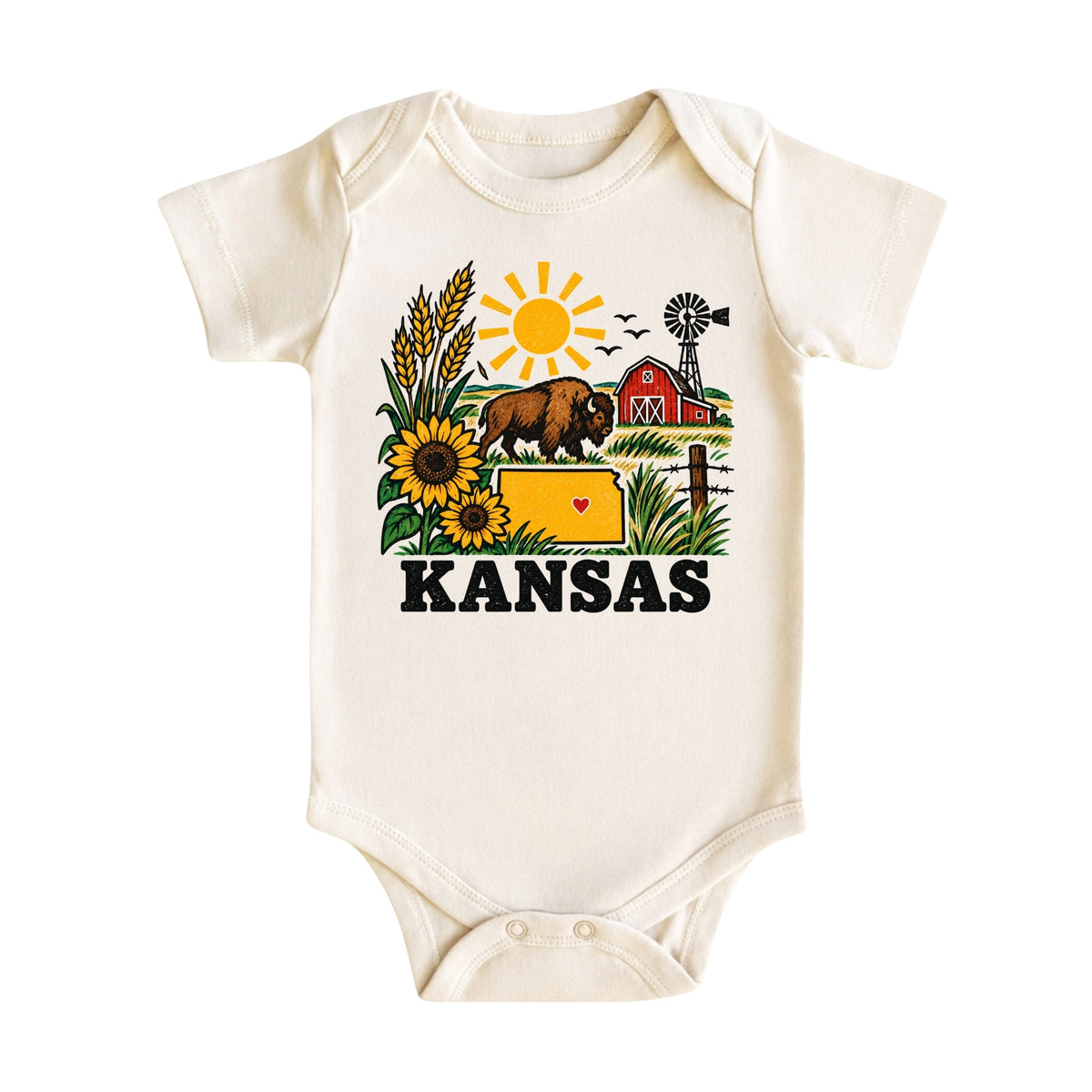 Kansas Baby Bodysuit