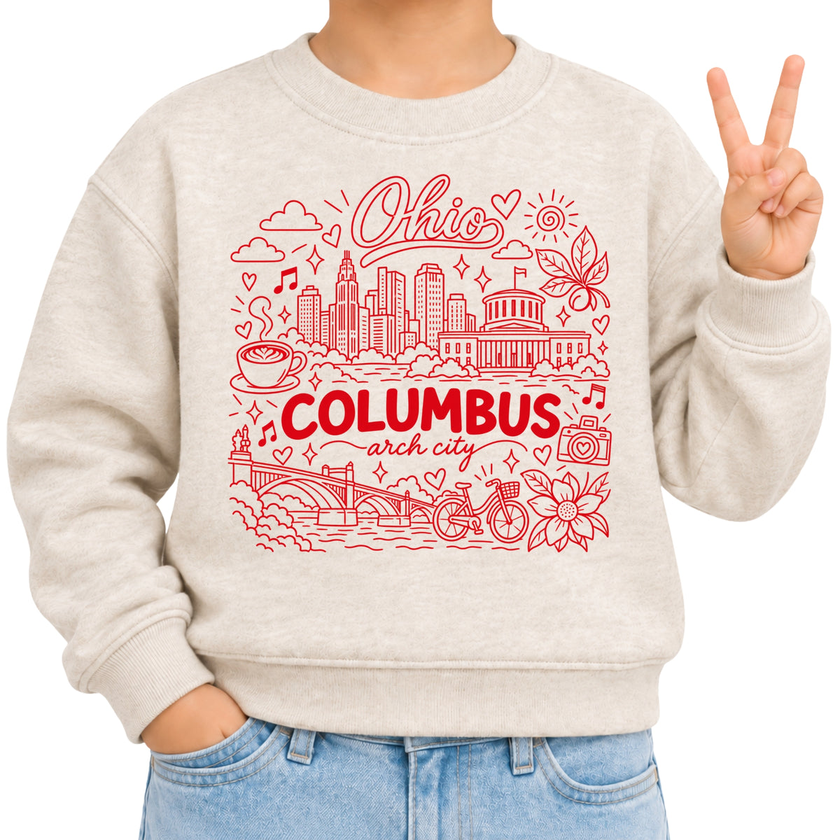 Columbus Illustration T-Shirt