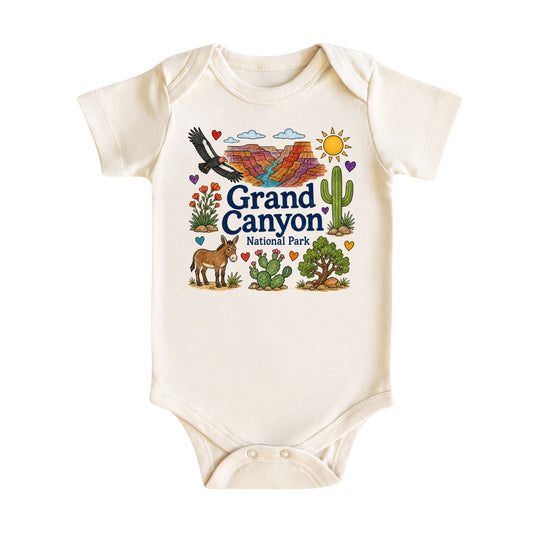 Grand Canyon National Park Baby Bodysuit for Boys Girls