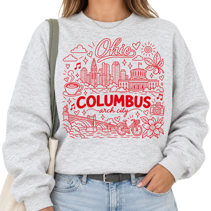 Columbus Illustration T-Shirt