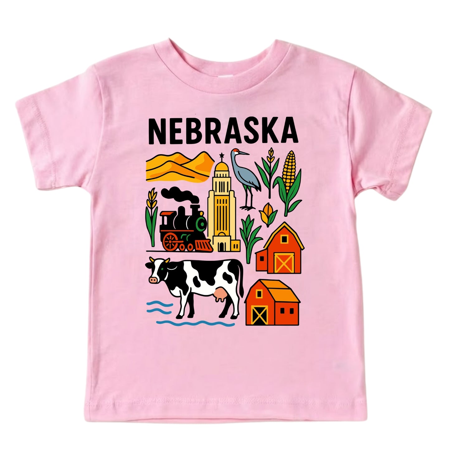 Nebraska Heartland Kids T-Shirt