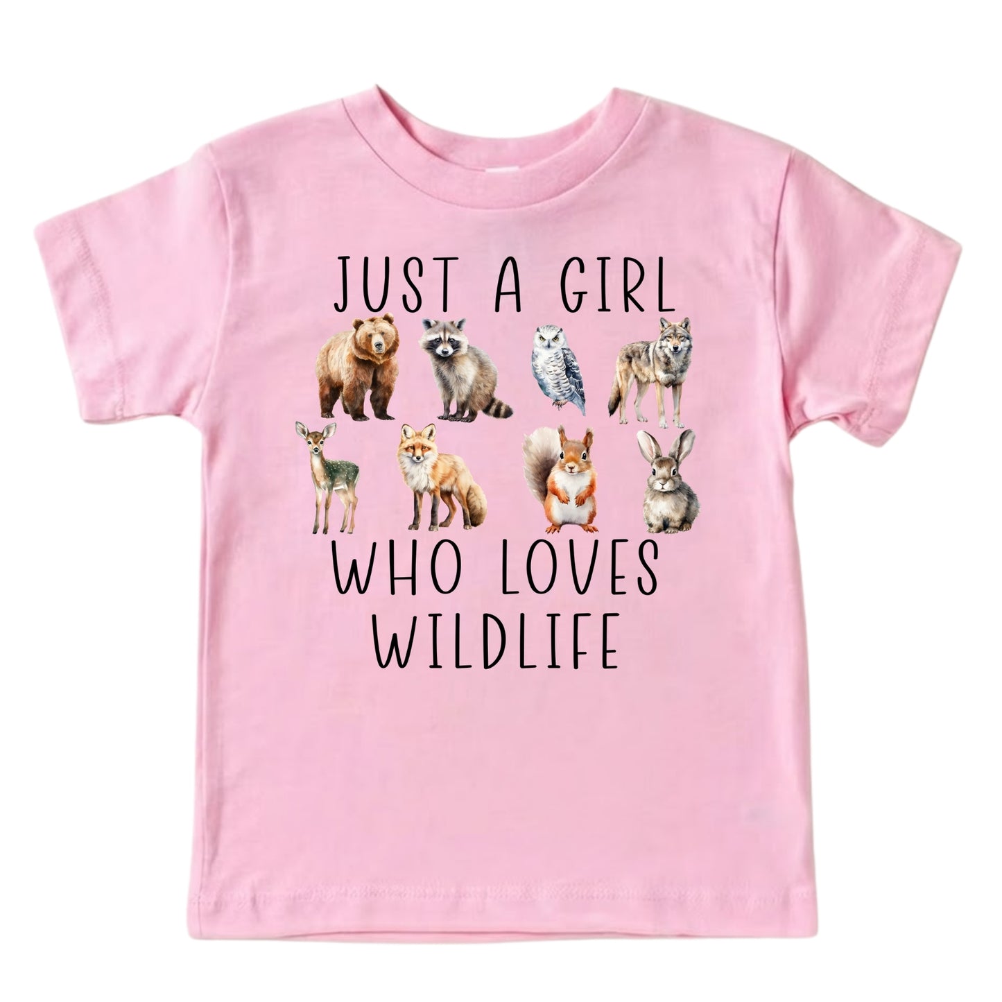 Just A Girl Who Loves Wildlife Shirt