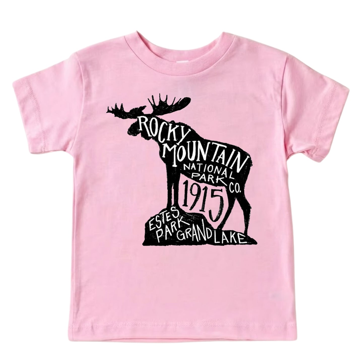 Rocky Mountain National Park Moose Kids' Tee