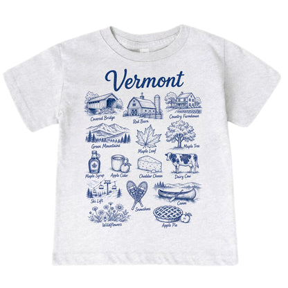 Vermont Vacation Baby Bodysuit and T-Shirt