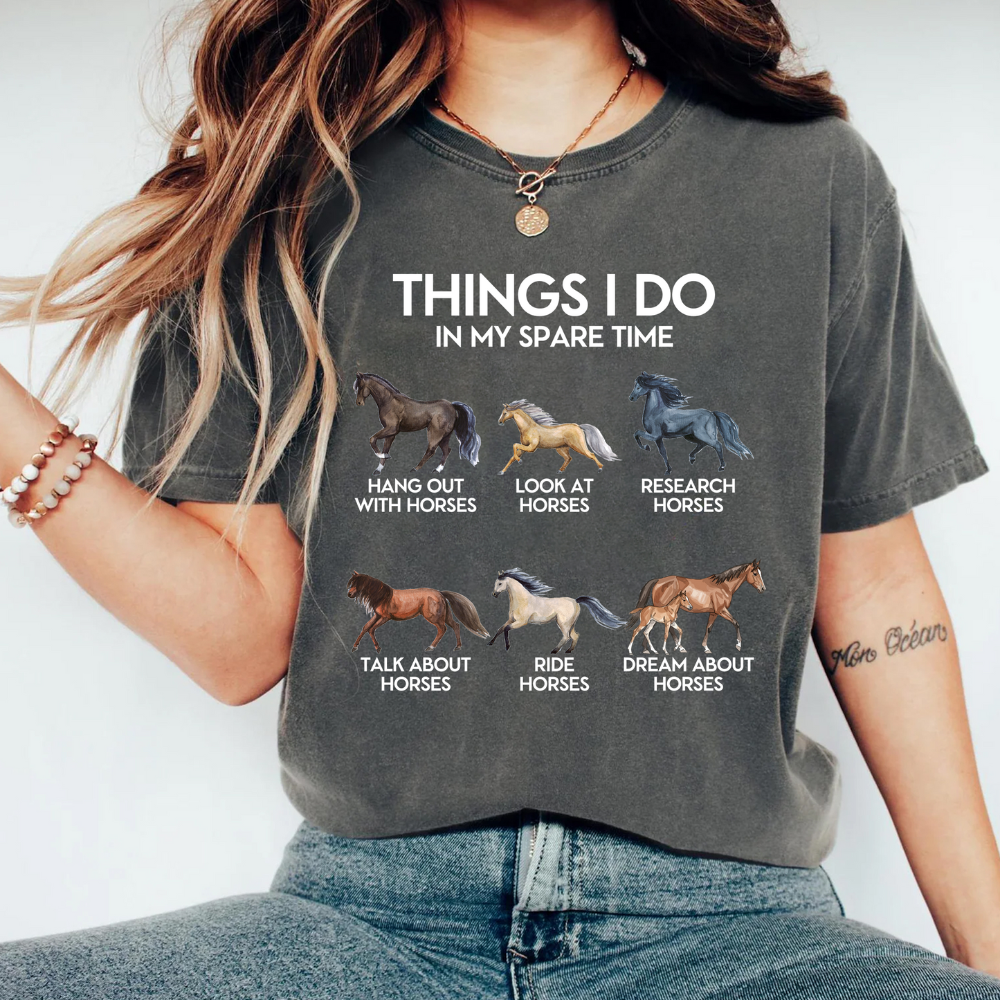 Things I Do In My Spare Time - Horse T-Shirt