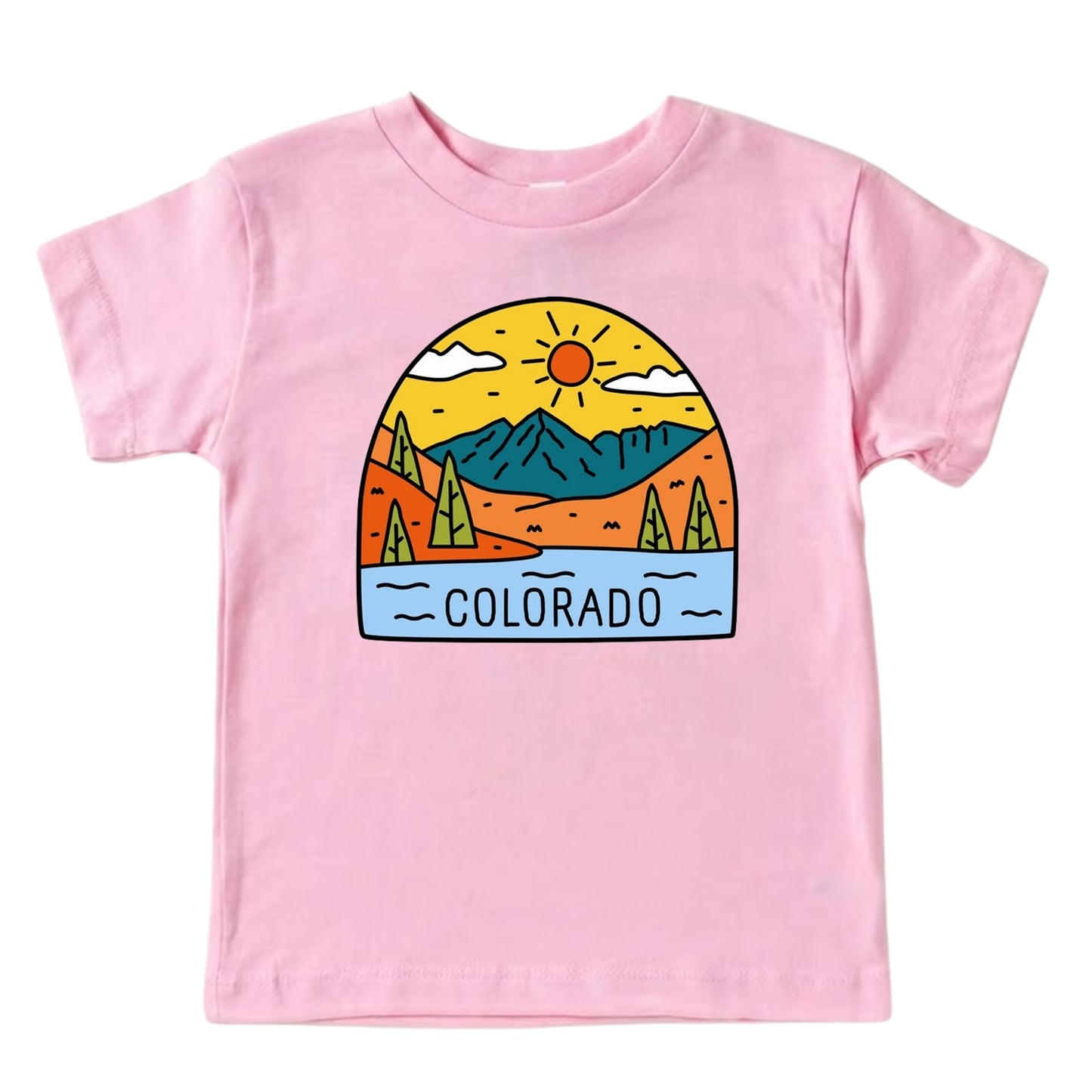 Colorado Mountain Adventure Kids T-Shirt