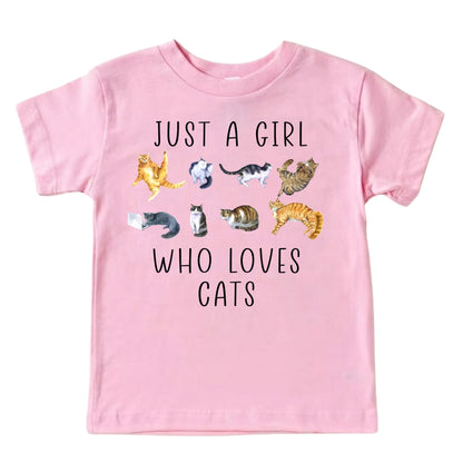 Just A Girl Who Loves Cats Shirt
