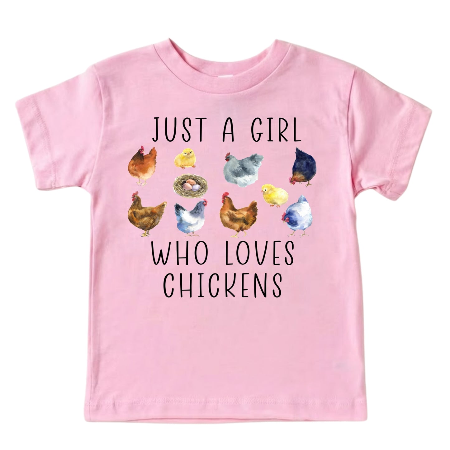 Just A Girl Who Loves Chickens Shirt