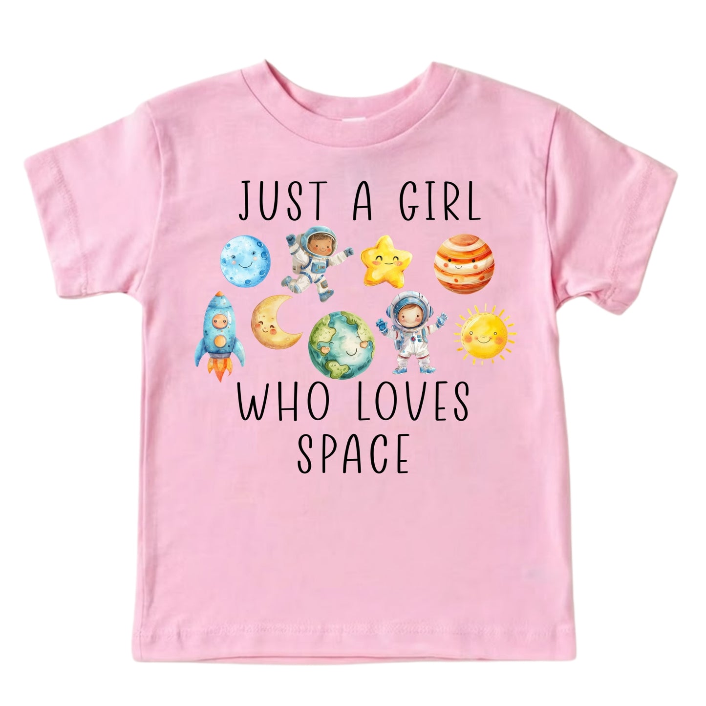 Just A Girl Who Loves Space Shirt