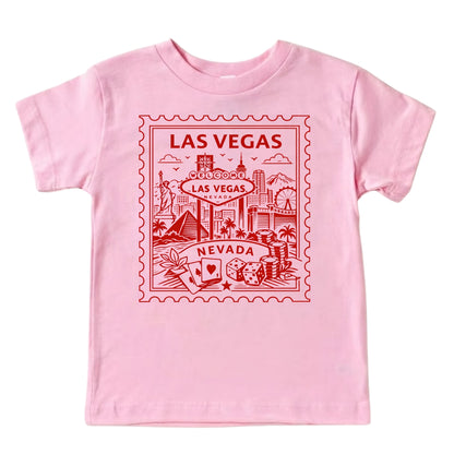 Las Vegas Nevada Kids Vintage Postage Stamp T-Shirt