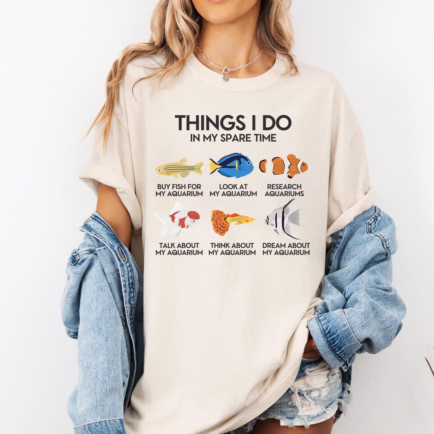 Things I Do In My Spare Time - Aquarium T-Shirt