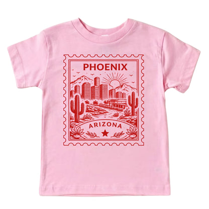 Phoenix Arizona Kids Vintage Postage Stamp T-Shirt