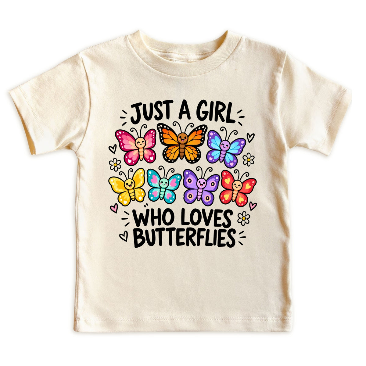 Just a Girl Who Loves Butterflies Tshirt