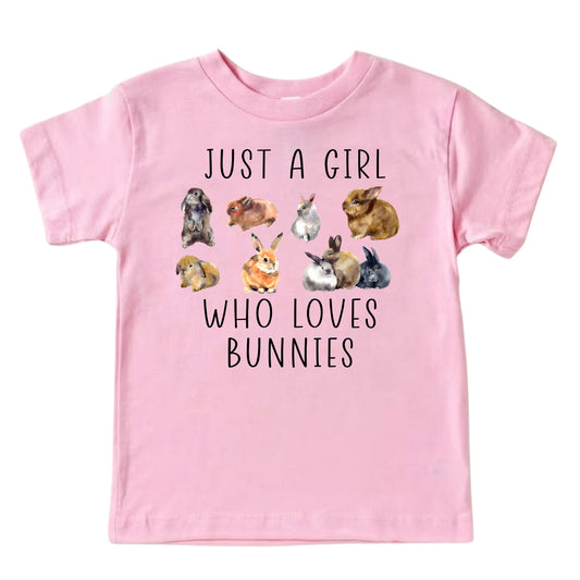 Just A Girl Who Loves Bunnies Shirt