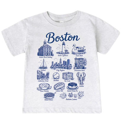 Boston Vacation Baby Bodysuit and T-Shirt