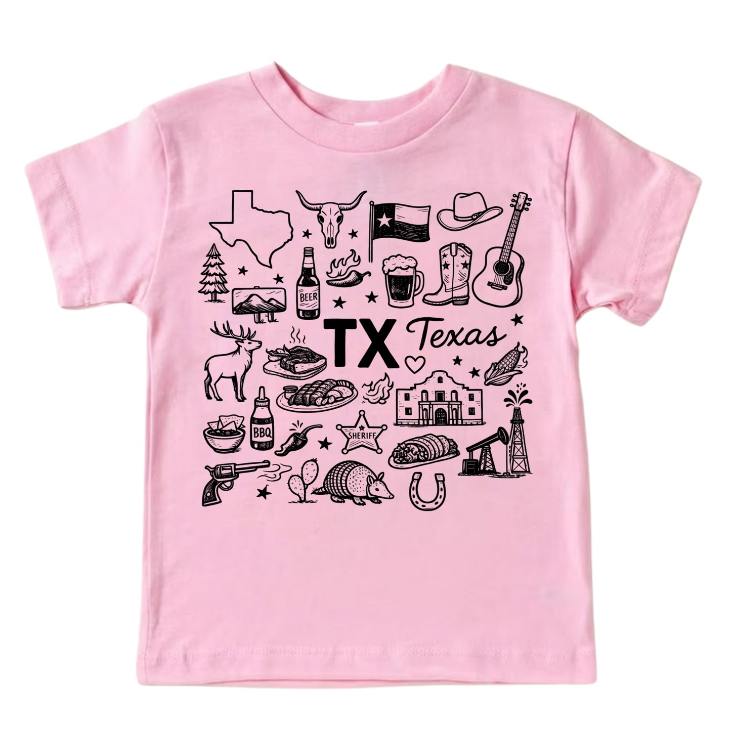 Texas Icons Kids T-Shirt