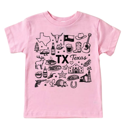 Texas Icons Kids T-Shirt