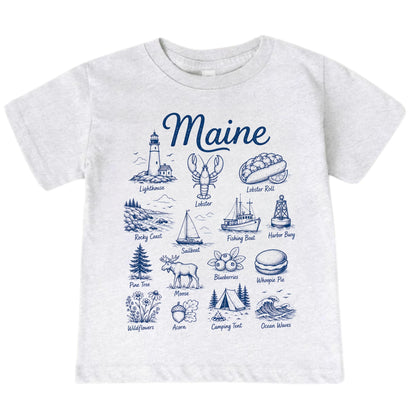 Maine Vacation Baby Bodysuit and T-Shirt