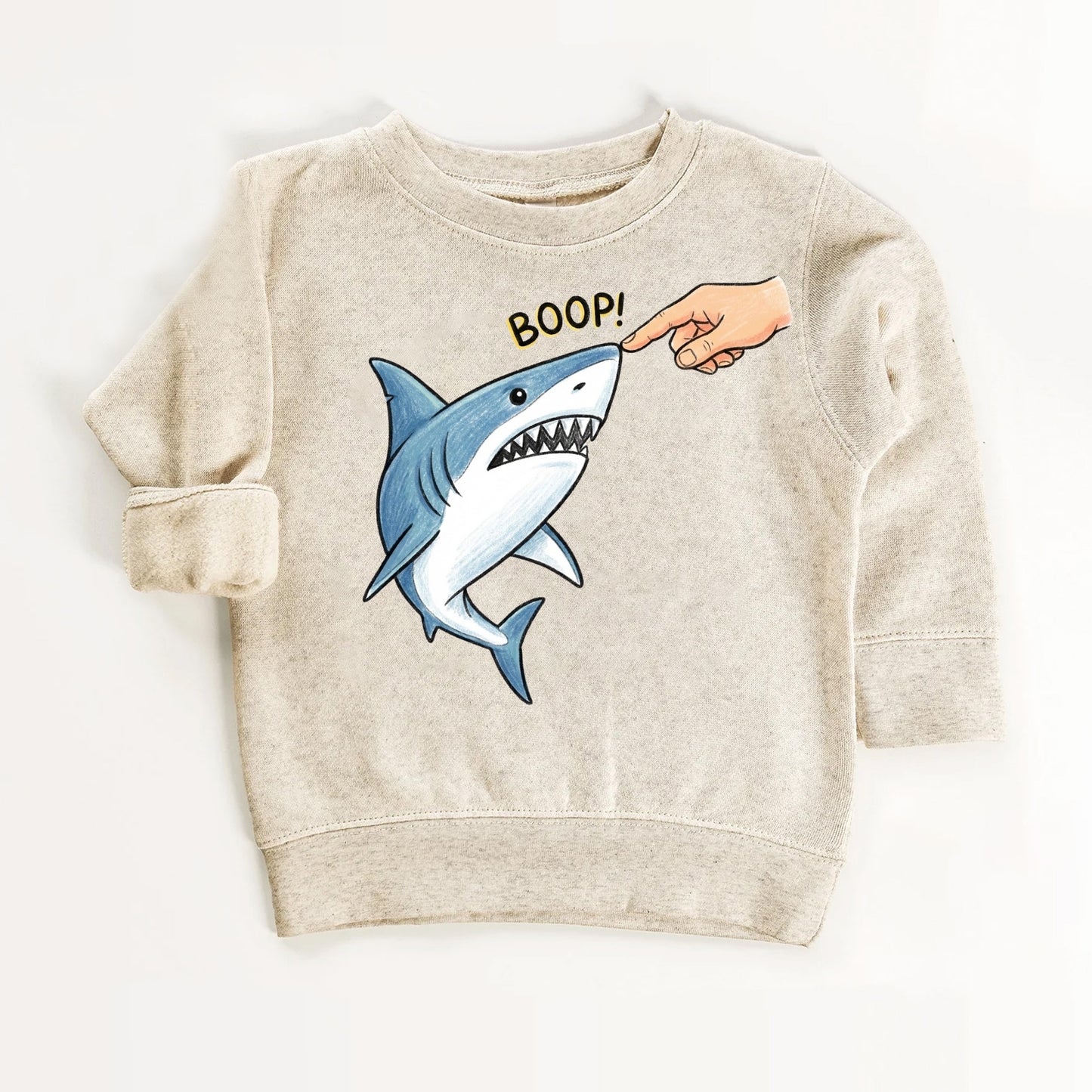 Funny Shark Boop Kids T-Shirt