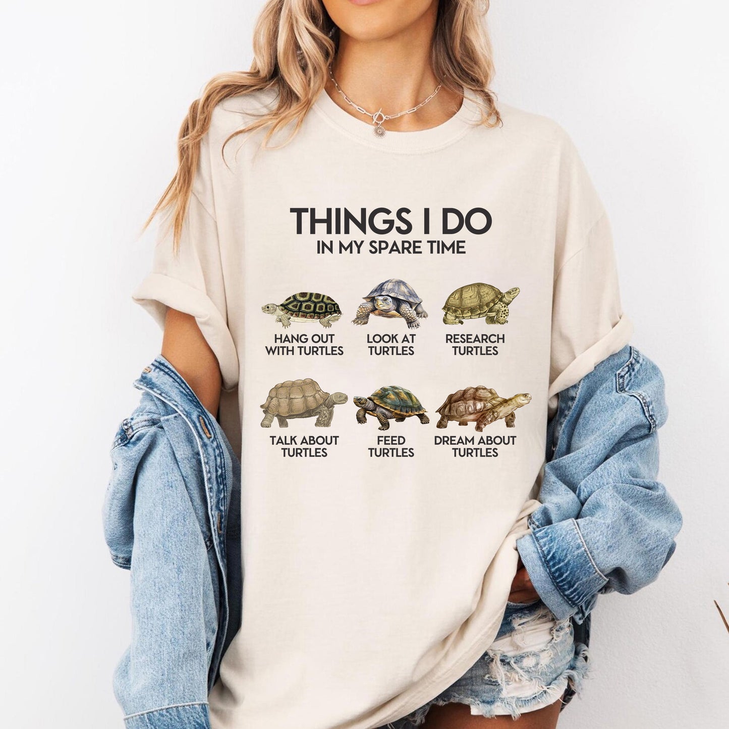 Things I Do In My Spare Time - Turtle T-Shirt