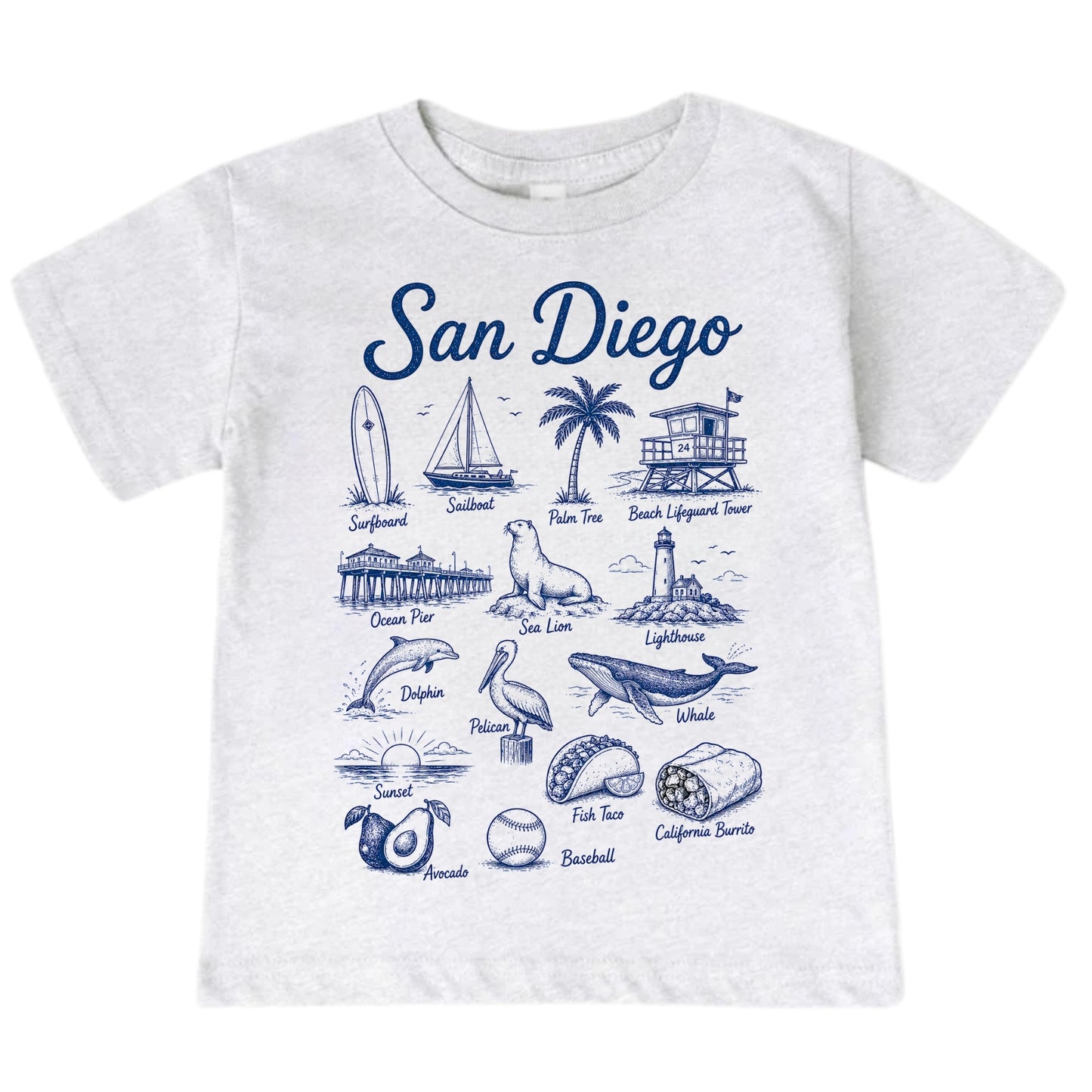 San Diego Vacation Baby Bodysuit and T-Shirt