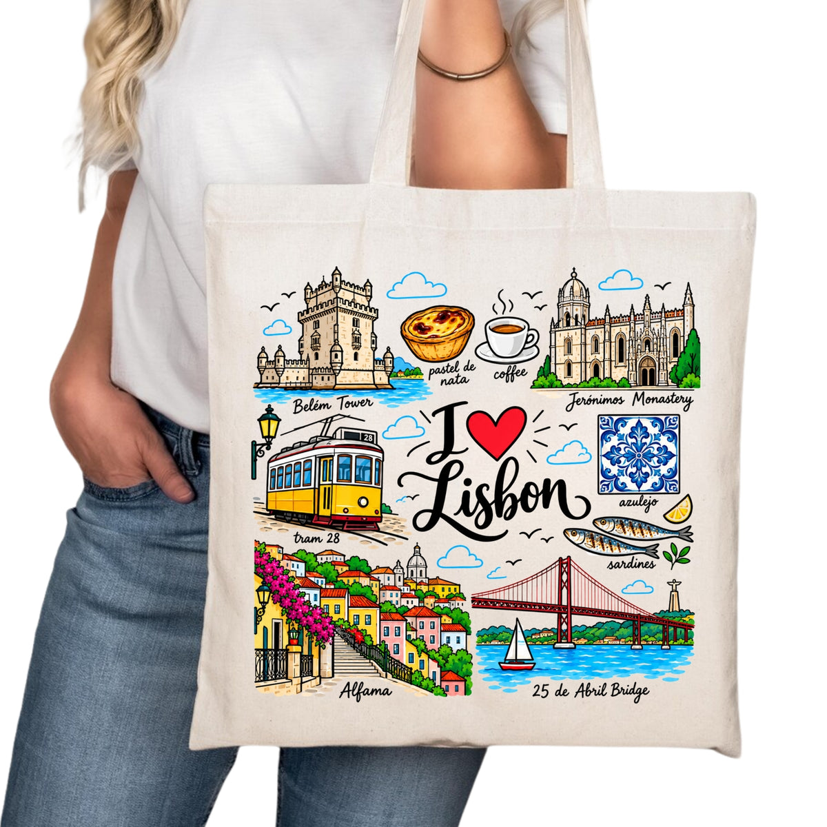Lisbon Tote Bag