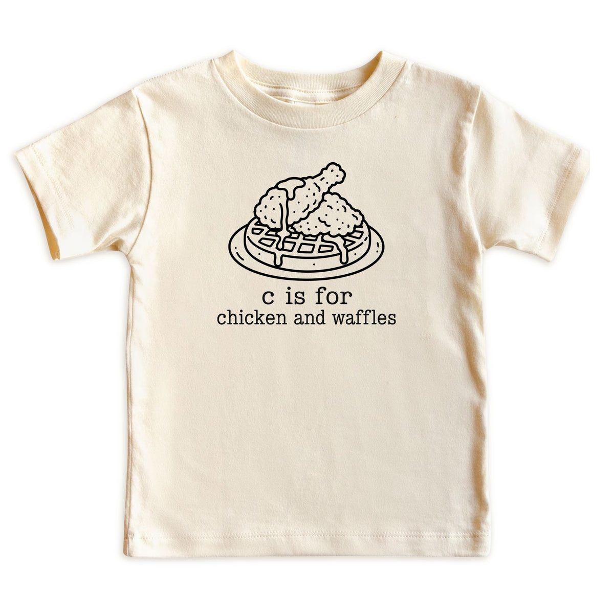 C Is for Chicken and Waffles Baby Bodysuit