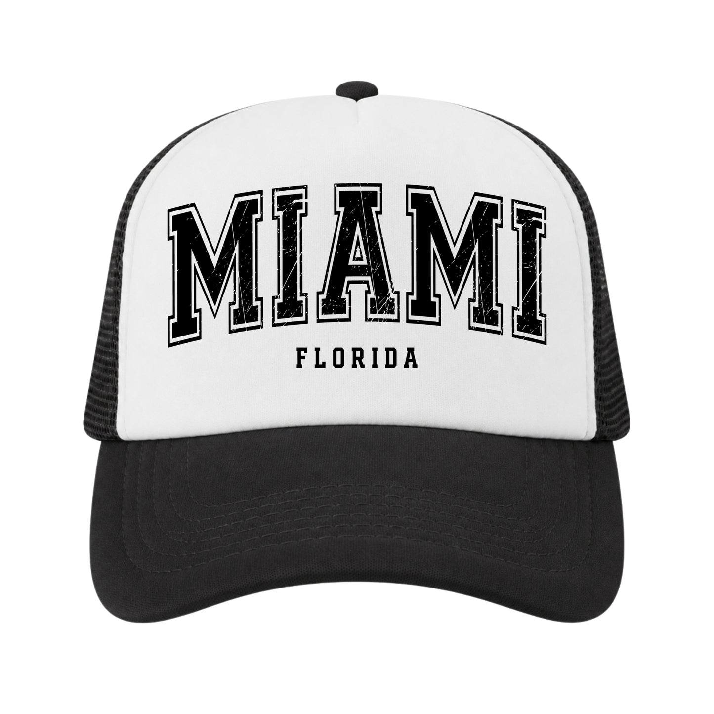 Miami Trucker Hat for Kids & Adults, Florida Vacation, Miami Souvenir Gifts