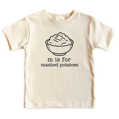 M Is for Mashed Potatoes Baby Bodysuit