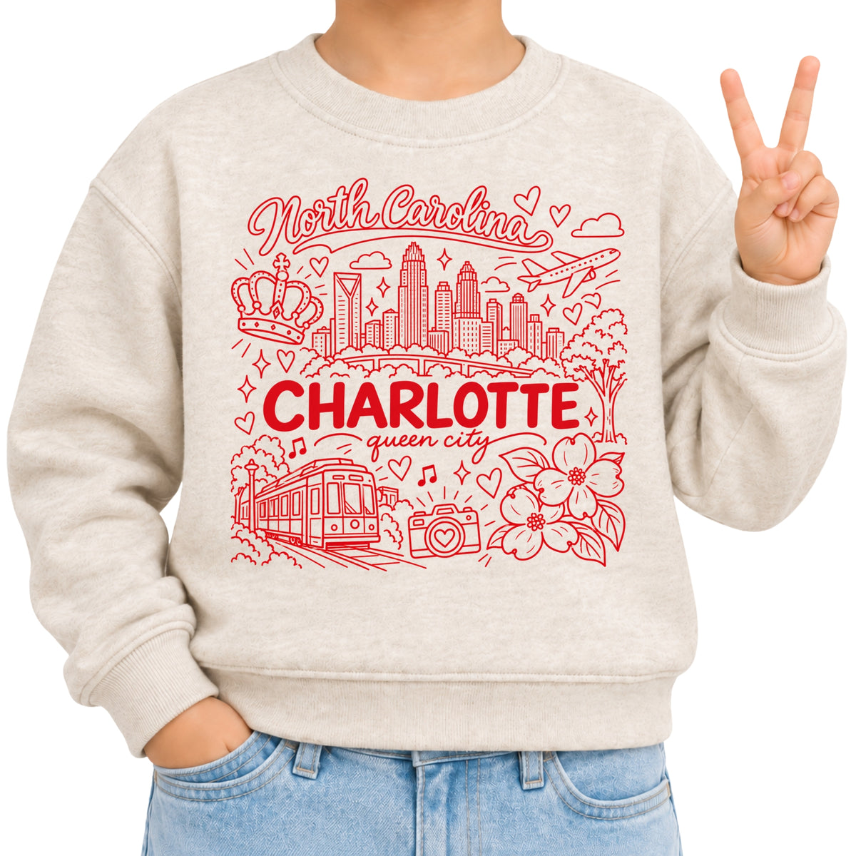 Charlotte Illustration T-Shirt