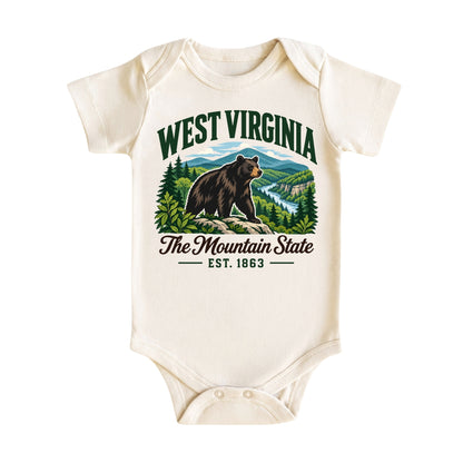 West Virginia Baby Bodysuit