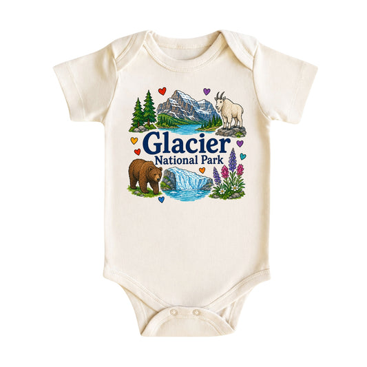 Glacier National Park Baby Bodysuit for Boys Girls