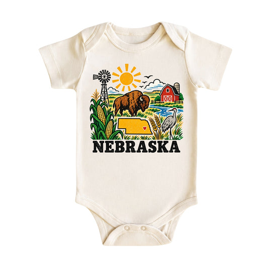 Nebraska Baby Bodysuit