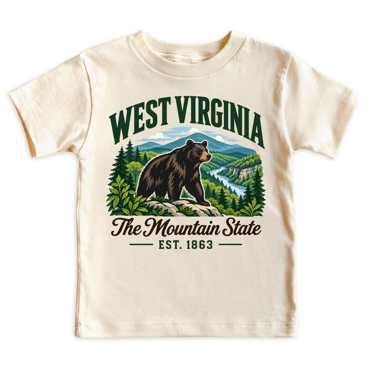 West Virginia Baby Bodysuit