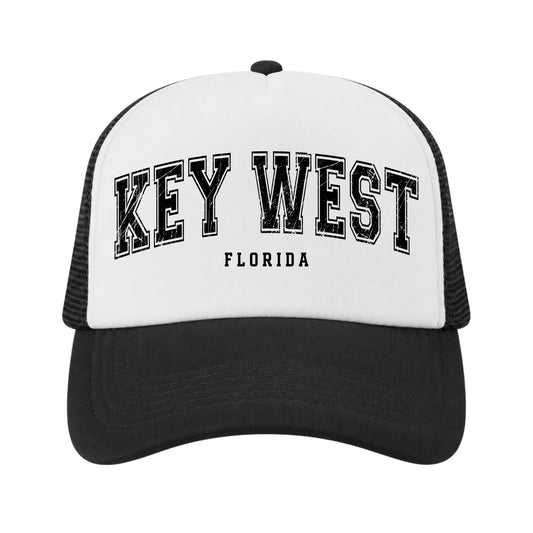 Key West Trucker Hat for Kids & Adults, Key West Florida Vacation, Souvenir Gifts