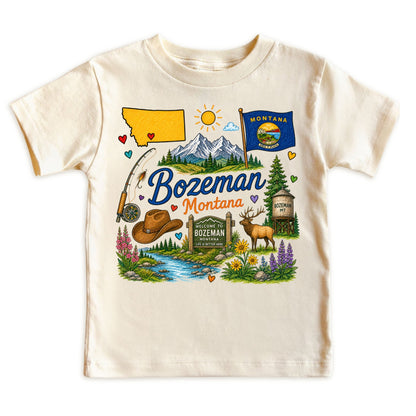 Bozeman Montana Baby Bodysuit for Boys Girls
