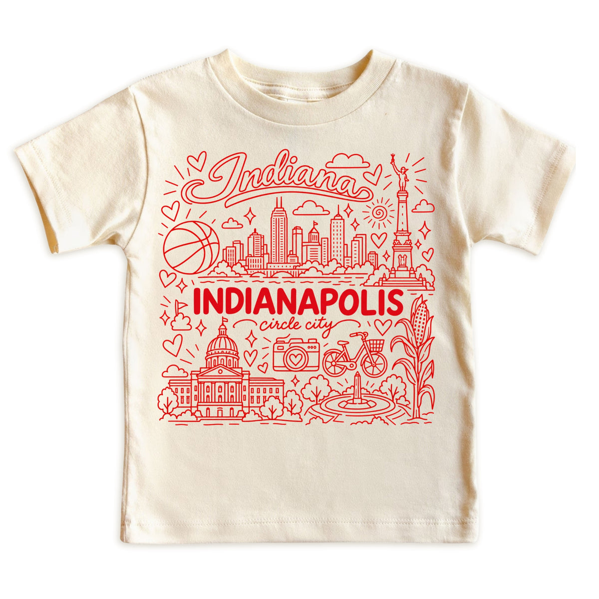 Indianapolis Illustration T-Shirt