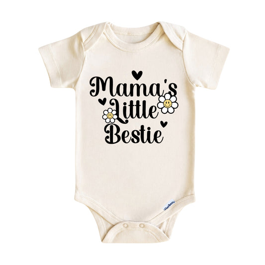 Mama’s Little Bestie ONESIE ®, Baby Bodysuit for Boys Girls