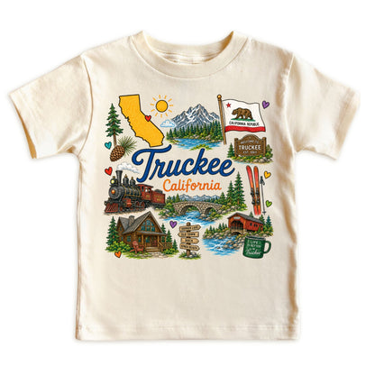 Truckee California Baby Bodysuit for Boys Girls